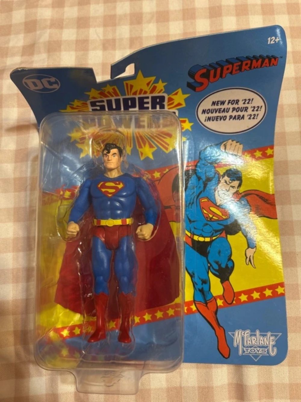 NWT Sealed McFarlane Toys DC Comics Super Powers 2022 Superman Action Figure
